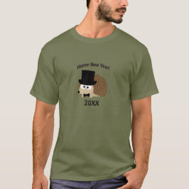 Gelukkig nieuwjaar! Dapper Hedégel T-shirt