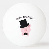 Gelukkig nieuwjaar! Dapper Pig Pingpongbal (Achterkant)