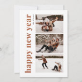 Gelukkig nieuwjaar, de familie Wilson  Kerstkaart (Voorkant)