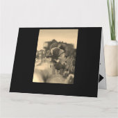 Gelukkig Nieuwjaar - de klaprozen huis Schilderen  Kaart (Achterkant)