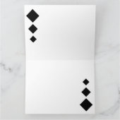 Gelukkig Nieuwjaar - de klaprozen huis Schilderen  Kaart (Binnen)