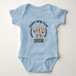 Gelukkig Nieuwjaar Dude Baby Boy Bodysuit Gift