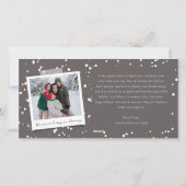 Gelukkig Nieuwjaar Eenvoudig Script Modern Minimal Feestdagenkaart (Achterkant)