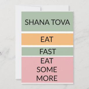 Gelukkig nieuwjaar. Eet, snel, eet wat meer Kaart