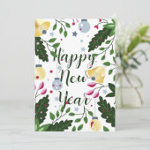 Gelukkig Nieuwjaar en vrolijk kerstfeest Kaart (Staand voorkant)