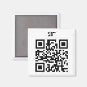 Gelukkig nieuwjaar - Engels Magneet (Voorkant / Achterkant)