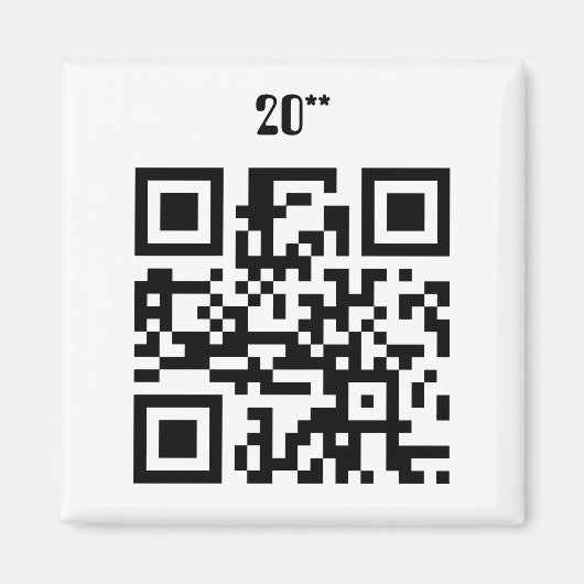 Gelukkig nieuwjaar - Engels Magneet (Voorkant)