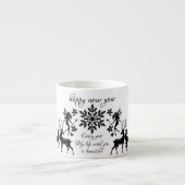 gelukkig nieuwjaar espresso kop (Voorkant)