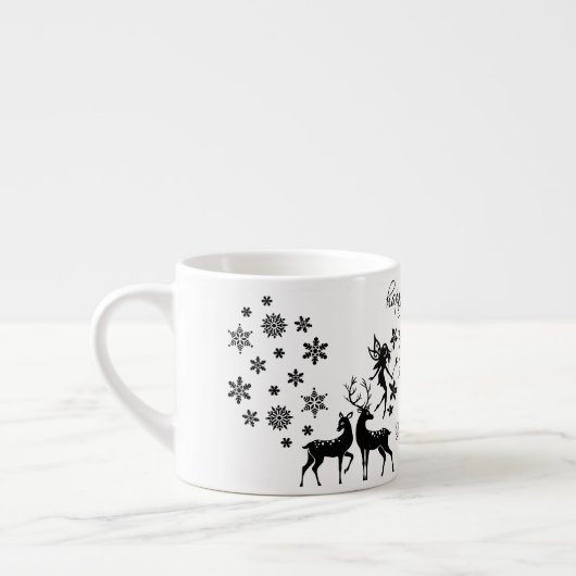 gelukkig nieuwjaar espresso kop (Links)