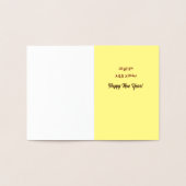 Gelukkig Nieuwjaar Ethiopië Foliekaart Folie Kaarten (Binnen)