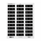 Gelukkig nieuwjaar etiket (Full Sheet)