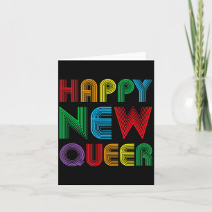 Gelukkig Nieuwjaar Eve Queer Gay Lgbt Grappig Jaar Kaart