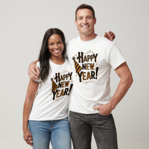 Gelukkig nieuwjaar, familie nieuwjaar t-shirt