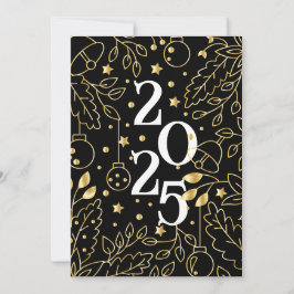 Gelukkig nieuwjaar feest kaart