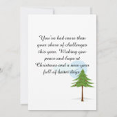 Gelukkig nieuwjaar feest kaart (Achterkant)