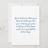 Gelukkig nieuwjaar feest kaart (Achterkant)