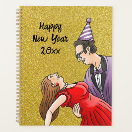 Gelukkig Nieuwjaar Feest Planner