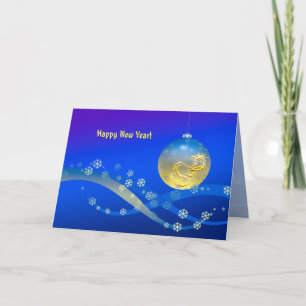 Gelukkig nieuwjaar! feestdagen kaart