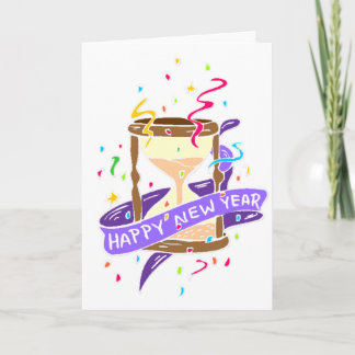 Gelukkig nieuwjaar feestdagen kaart