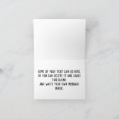 Gelukkig Nieuwjaar Feestdagen Kaart (Binnen)