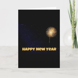 Gelukkig nieuwjaar feestdagen kaart