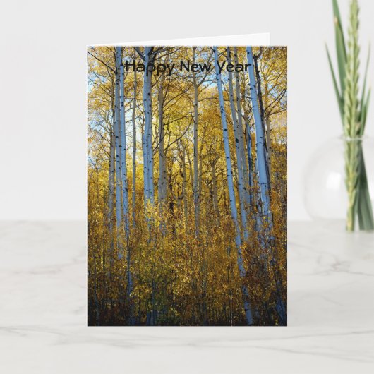 Gelukkig Nieuwjaar Feestdagen Kaart (Voorkant)