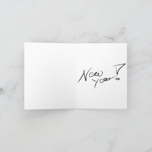 Gelukkig nieuwjaar feestdagen kaart