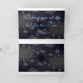 Gelukkig Nieuwjaar Feestdagen Kaart (Binnen)