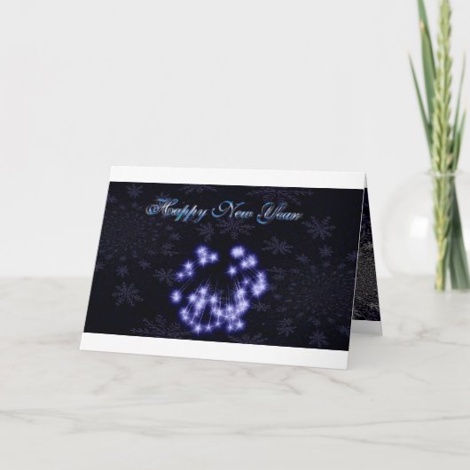 Gelukkig Nieuwjaar Feestdagen Kaart (Voorkant)