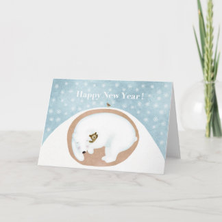 Gelukkig nieuwjaar! feestdagen kaart