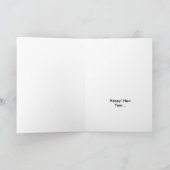 Gelukkig! Nieuwjaar… Feestdagen Kaart (Binnen)