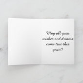 Gelukkig nieuwjaar feestdagen kaart (Binnen)