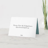 gelukkig nieuwjaar feestdagen kaart (Achterkant)