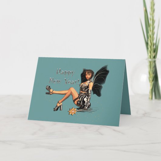 gelukkig nieuwjaar feestdagen kaart (Voorkant)