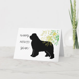 Gelukkig nieuwjaar feestdagen kaart