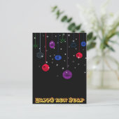 Gelukkig nieuwjaar feestdagenkaart (Staand voorkant)