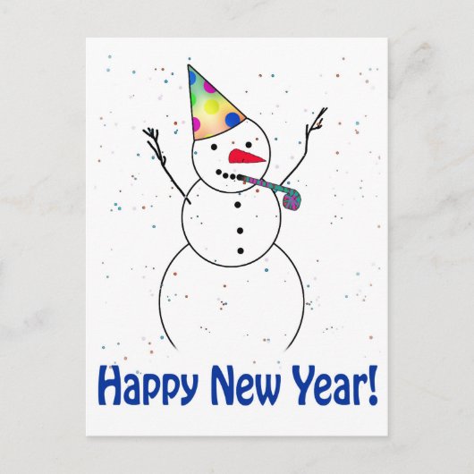 GELUKKIG NIEUWJAAR! FEESTDAGENKAART (Voorkant)