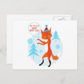 Gelukkig nieuwjaar! feestdagenkaart (Voorkant / Achterkant)