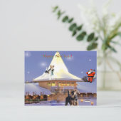 Gelukkig nieuwjaar. feestdagenkaart (Staand voorkant)