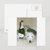 Gelukkig nieuwjaar feestdagenkaart (Voorkant / Achterkant)