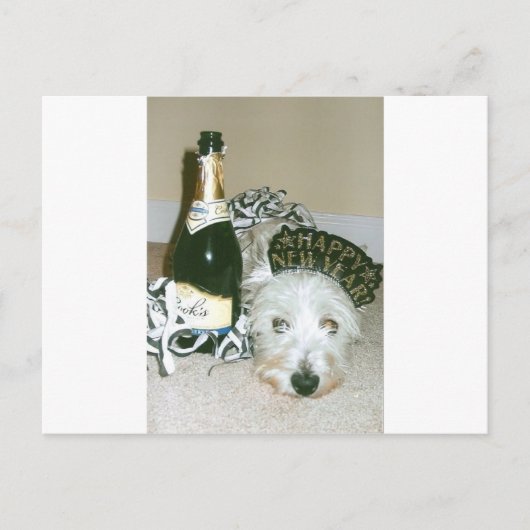 Gelukkig nieuwjaar feestdagenkaart (Voorkant)