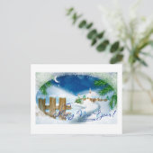 Gelukkig nieuwjaar feestdagenkaart (Staand voorkant)