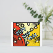 Gelukkig nieuwjaar feestdagenkaart (Staand voorkant)