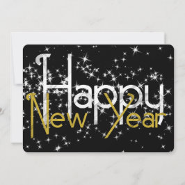 Gelukkig nieuwjaar feestdagenkaart