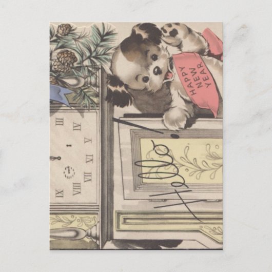 Gelukkig nieuwjaar feestdagenkaart (Voorkant)