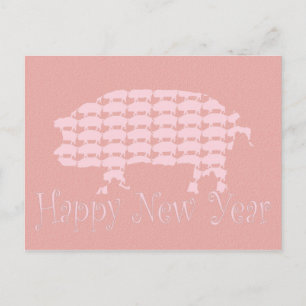 Gelukkig nieuwjaar feestdagenkaart