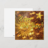 Gelukkig Nieuwjaar! Feestdagenkaart (Voorkant / Achterkant)