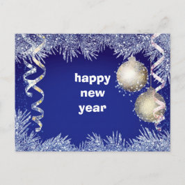 Gelukkig nieuwjaar feestdagenkaart