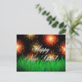 Gelukkig nieuwjaar! feestdagenkaart (Staand voorkant)