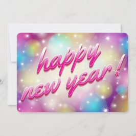 Gelukkig nieuwjaar feestdagenkaart